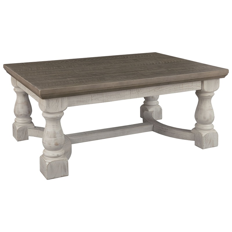 Havalance – Gray / White – Rectangular Cocktail Table