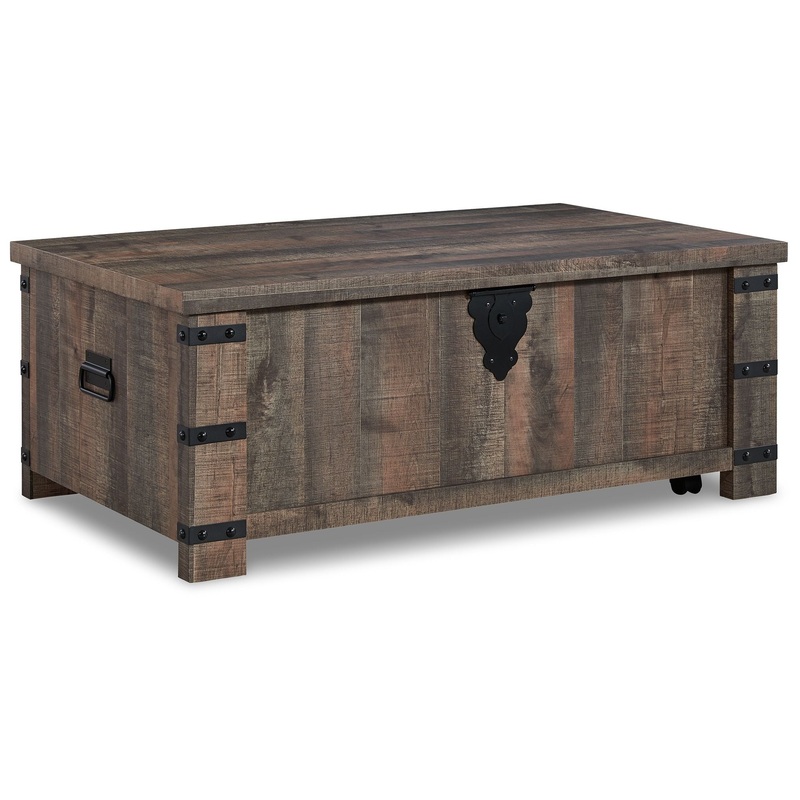 Hollum – Rustic Brown – Lift Top Cocktail Table