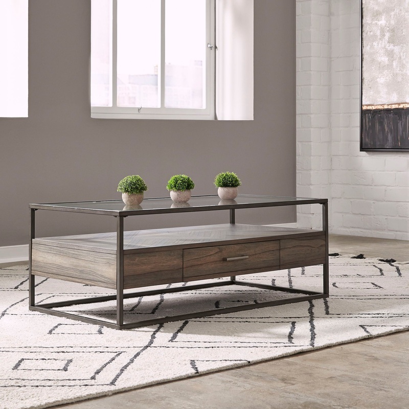 Jamestown – Rectangular Cocktail Table – Tobacco