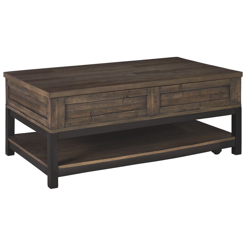 Johurst – Grayish Brown – LIFT TOP COCKTAIL TABLE