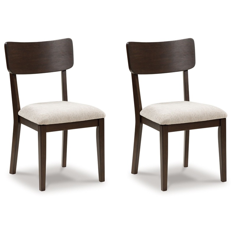 Mallenette – Merlot – Dining Upholstered Side Chair (Set of 2)