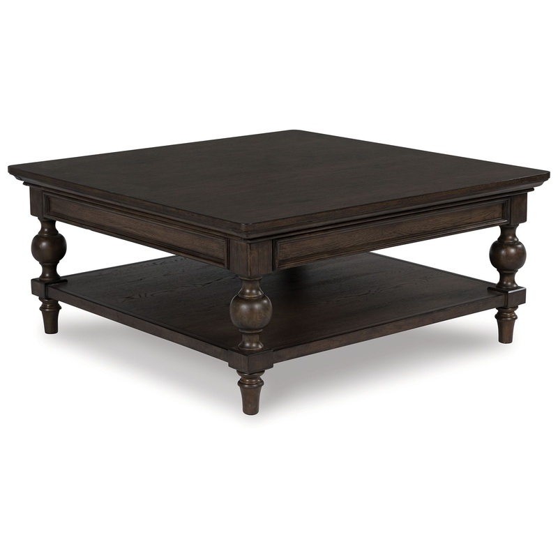 Veramond – Dark Brown – Square Cocktail Table