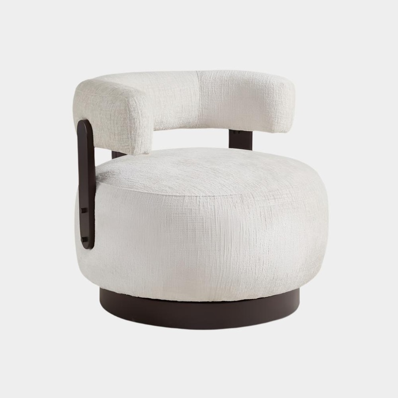 Cornwell Accent Chair Taupe Linen