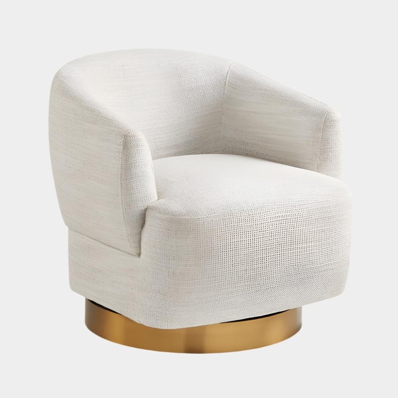 Liam Accent Chair Grey Fabric