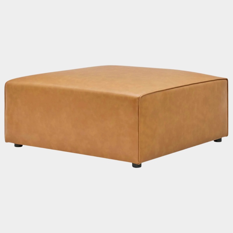 Mingle Vegan Leather Ottoman