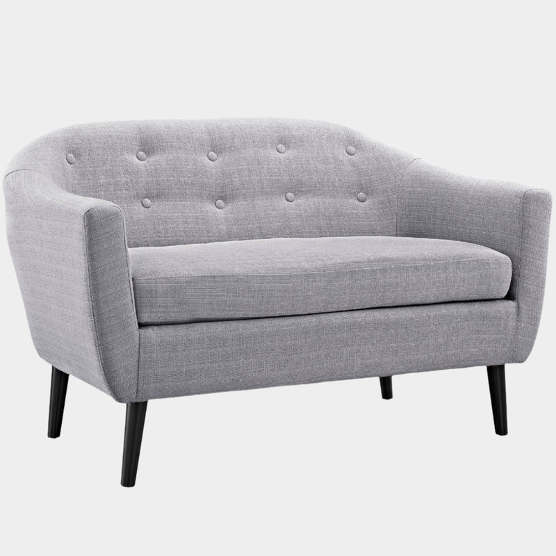 Wit Upholstered Fabric Loveseat