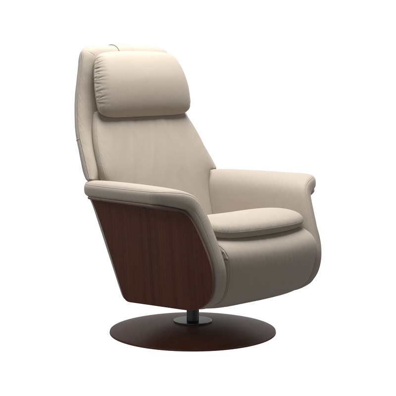 Sam Recliner | Wood Disc Base – In Stock Promo
