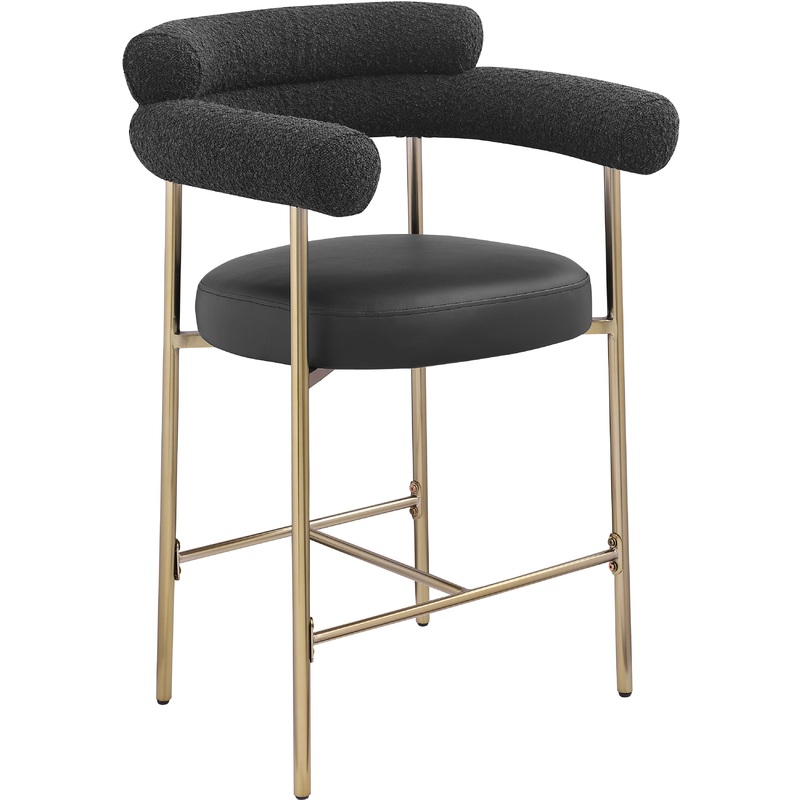Blake – Counter Stool With Bronze Legs (Set of 2)