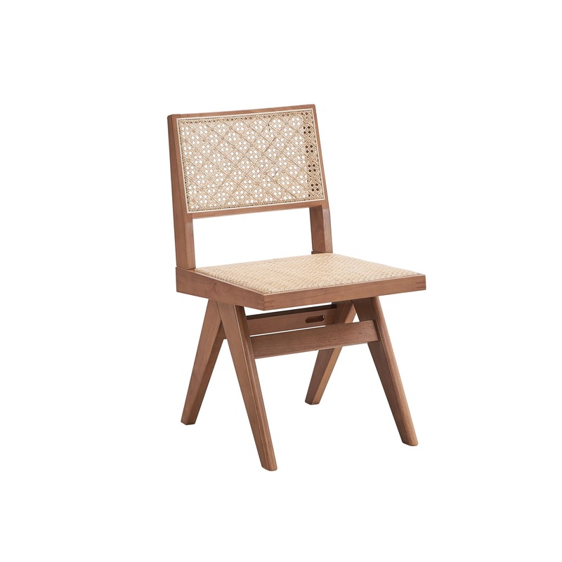 Velentina – Rattan Side Chair (Set of 2) – Natural