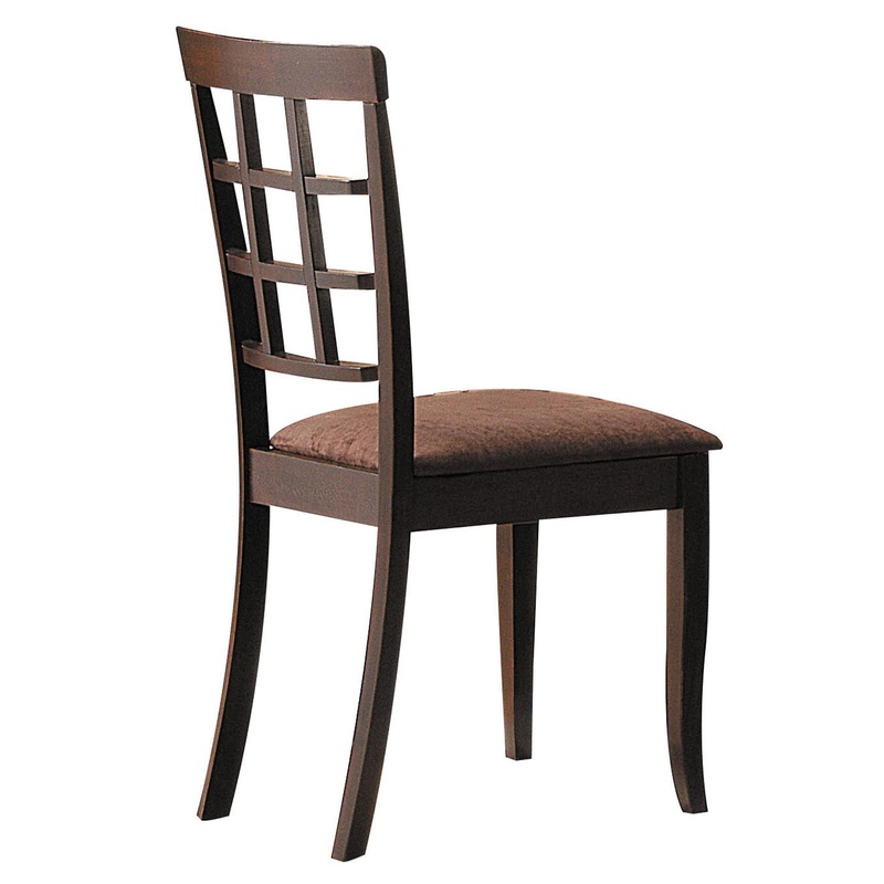 Cardiff – Micro Side Chair (Set of 2) – Dark Brown