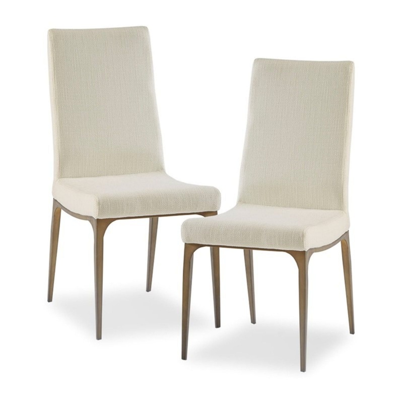 Captiva – Dining Side Chair With Upholstery (Set of 2) – Cream
