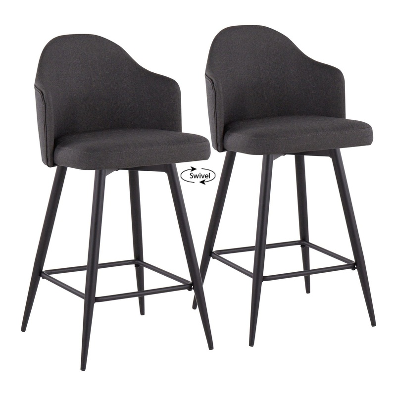 Ahoy – Counter Stool With Square Footrest (Set of 2)