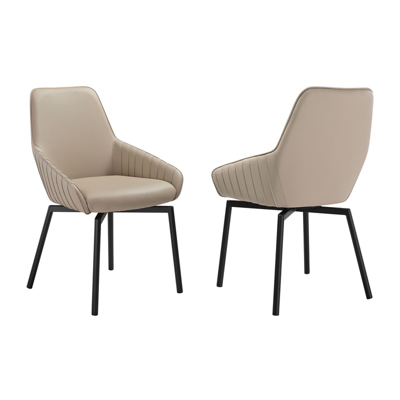 Shilo – Swivel Upholstered Dining Chair (Set of 2)