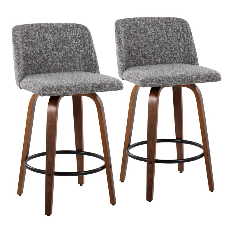 Toriano – Fixed-Height Counter Stool Set