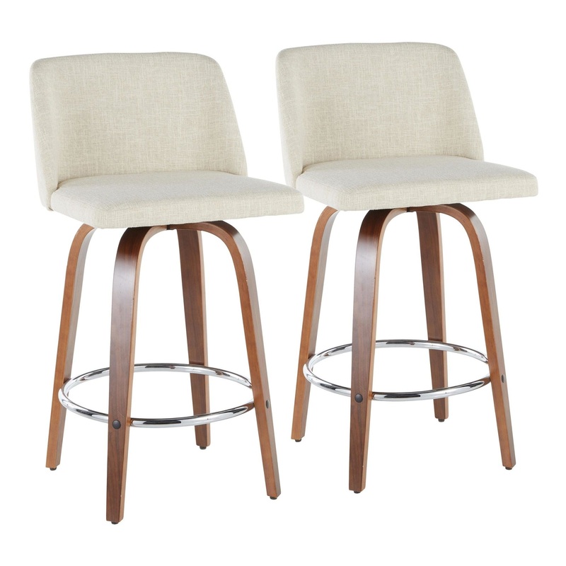 Toriano – Upholstered Counter Stool Set