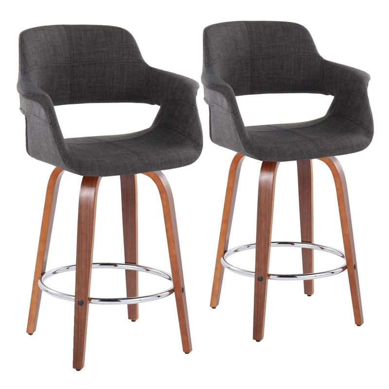 Vintage Flair – 26″ Fixed-Height Counter Stool (Set of 2)