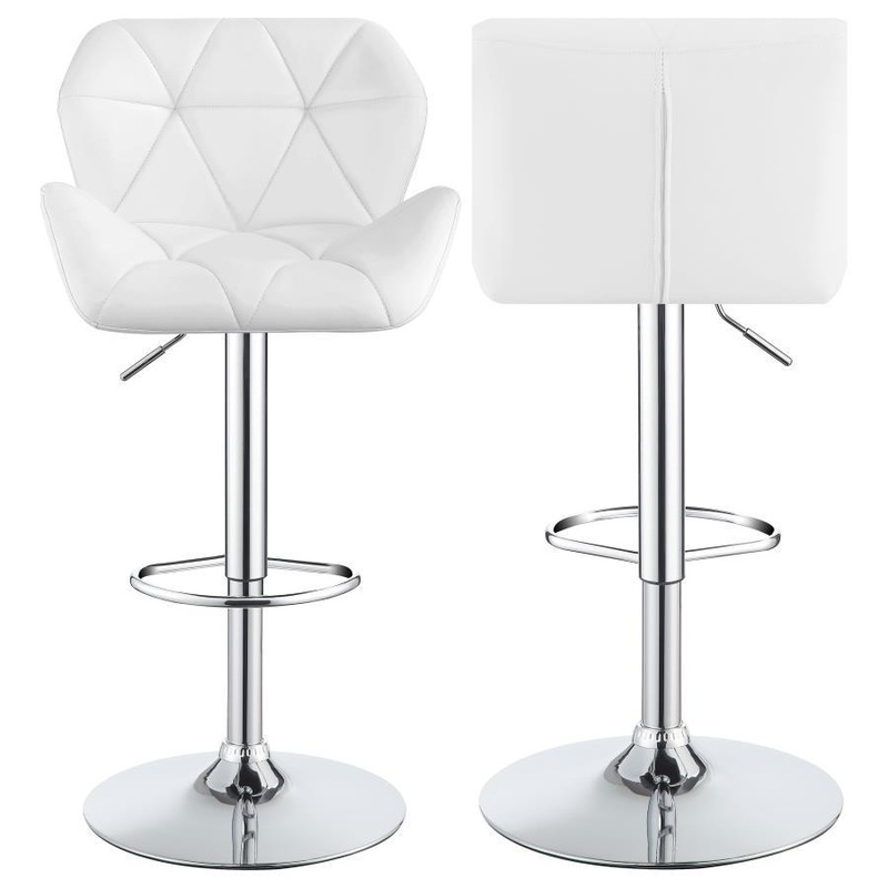 Berrington – Upholstered Adjustable Bar Stools (Set of 2)