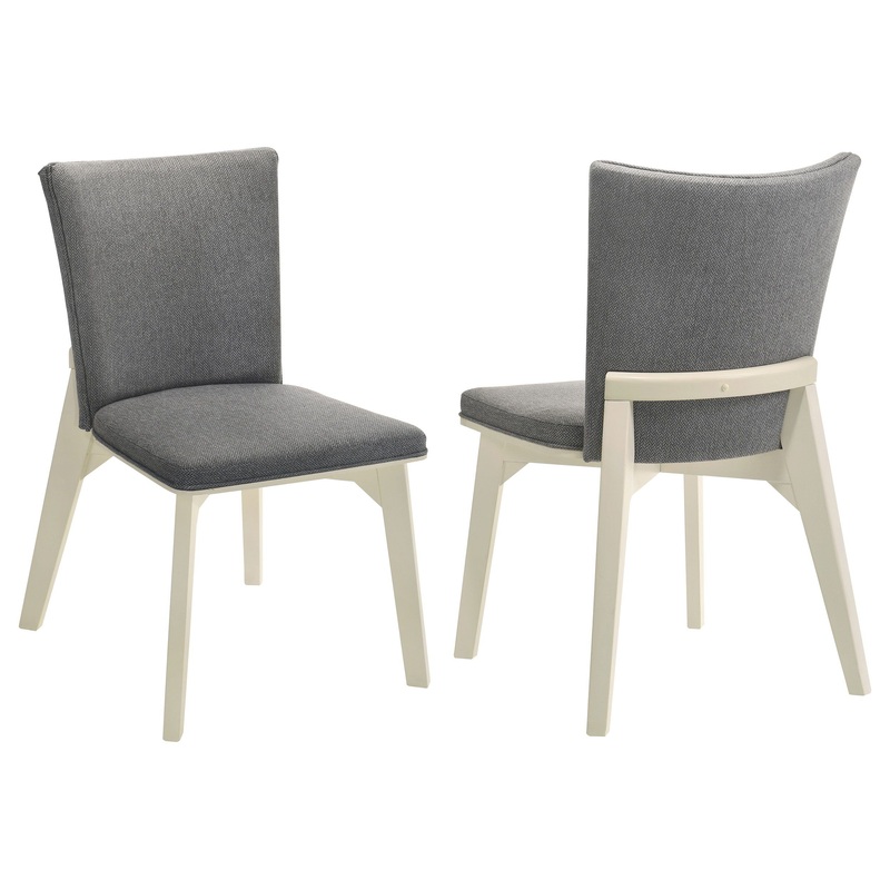 Biloxi – Upholstered Dining Side Chair (Set of 2) – Gray