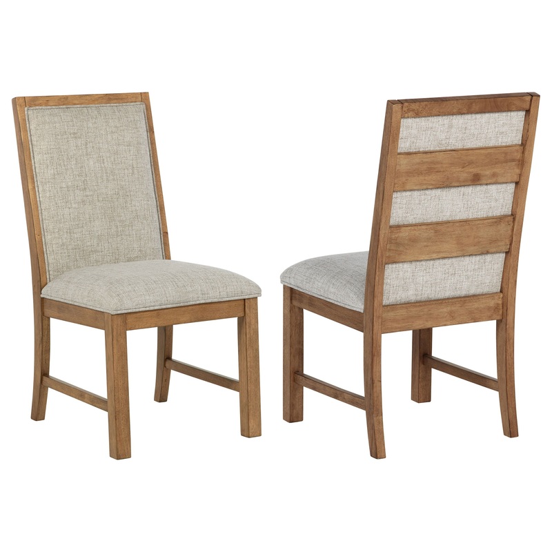 Bruner – Upholstered Dining Side Chair (Set of 2) – Brown