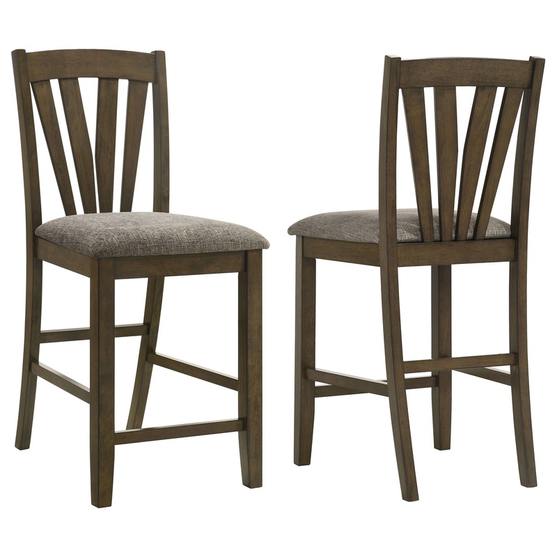 Canfield – Counter Height Dining Side Chair (Set of 2) – Brown