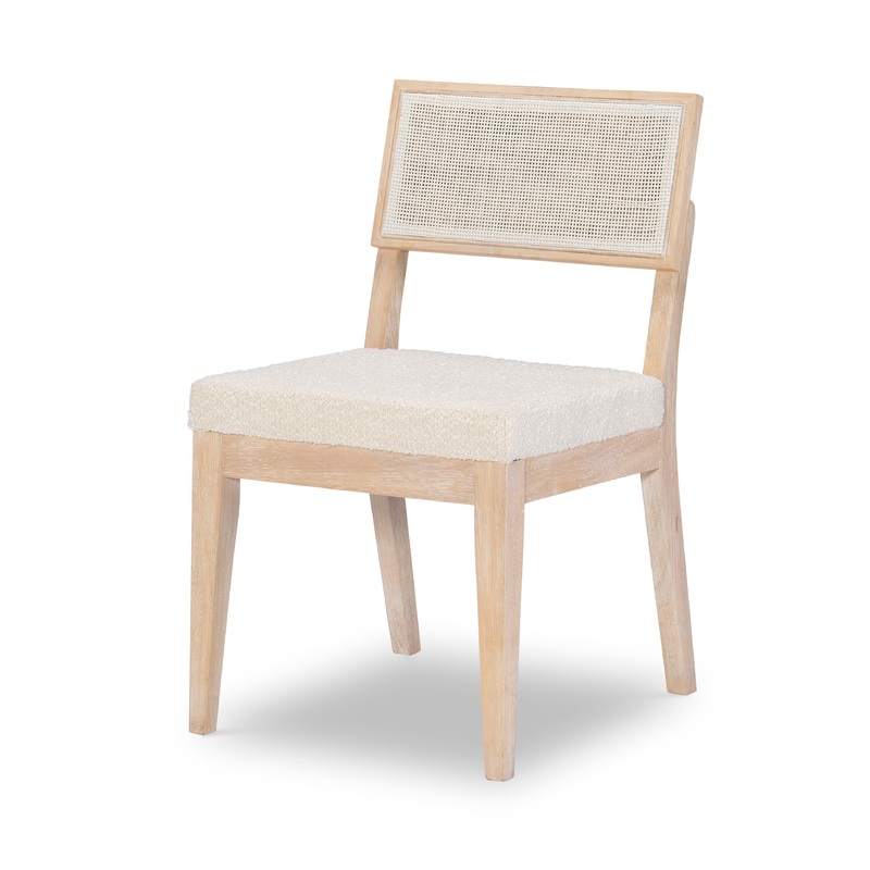 Biscayne – Woven Back Side Chair (Set of 2) – Beige