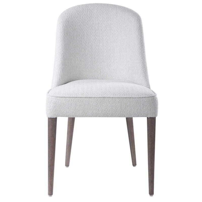 Brie – Armless Chair (Set of 2) – White