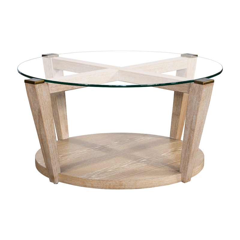 Dunes – Cocktail Table – Bleached Oak