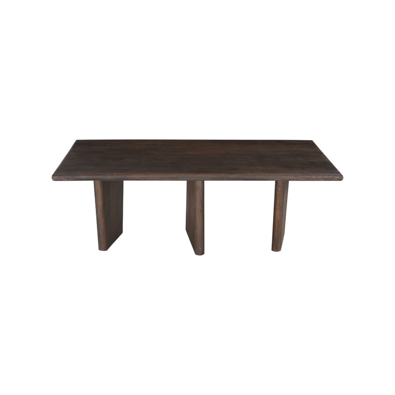 Lasso – Rectangle Cocktail Table – Antique Natural Mango With Sandblasting