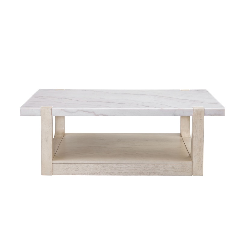 Newport – Rectangle Cocktail Table – White