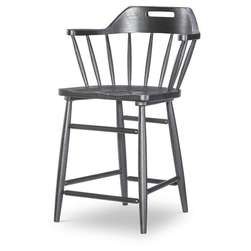 Vintage Market – Counter Height Chair (Set of 2) – Kettle Black