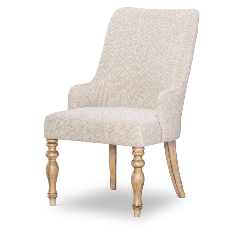 Vintage Market – Upholstered Arm Chair (Set of 2) – Barnwood Oak