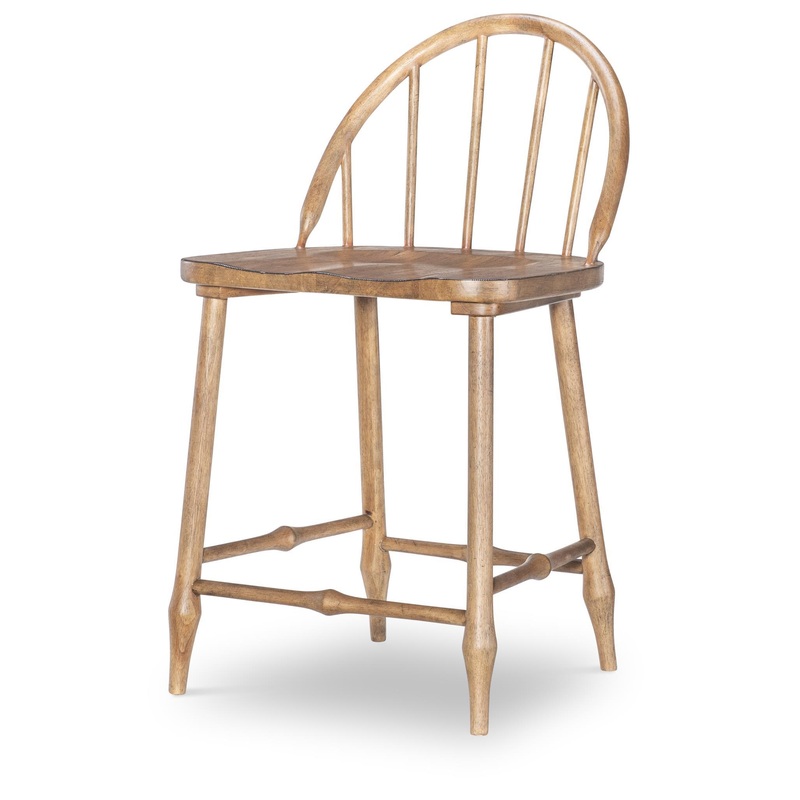 Vintage Market – Windsor Counter Height Chair (Set of 2) – Barnwood Oak