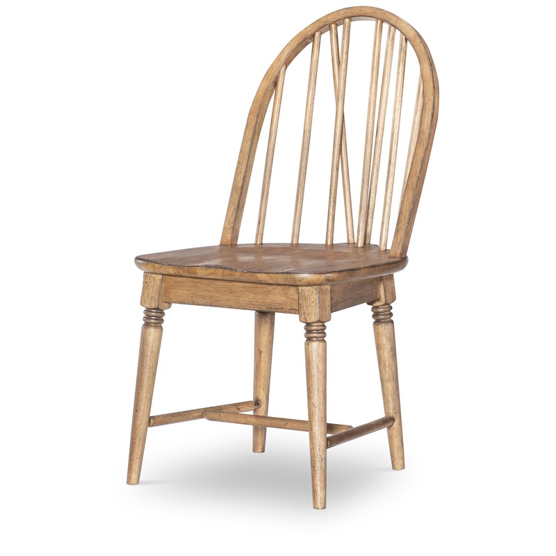 Vintage Market – Windsor Side Chair V Shape (Set of 2) – Barnwood Oak