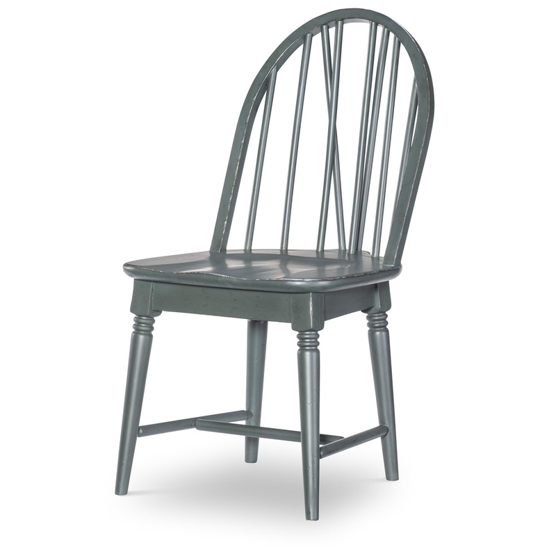 Vintage Market – Windsor Side Chair V Shape (Set of 2) – Mallard Green