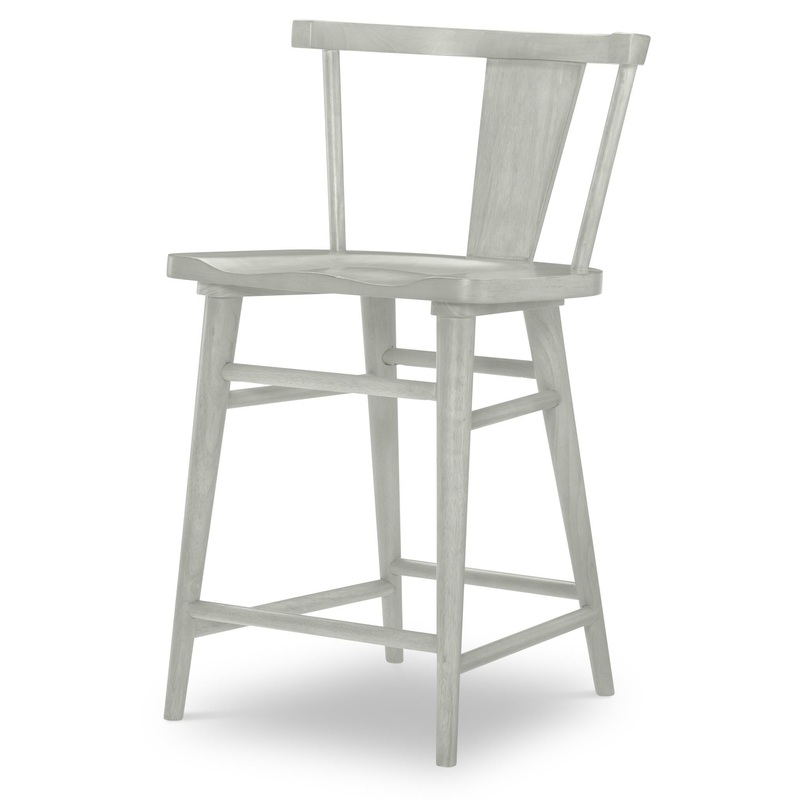 XXX’s And OOO’s – Counter Height Splat Back Chair (Set of 2) – Bellflower