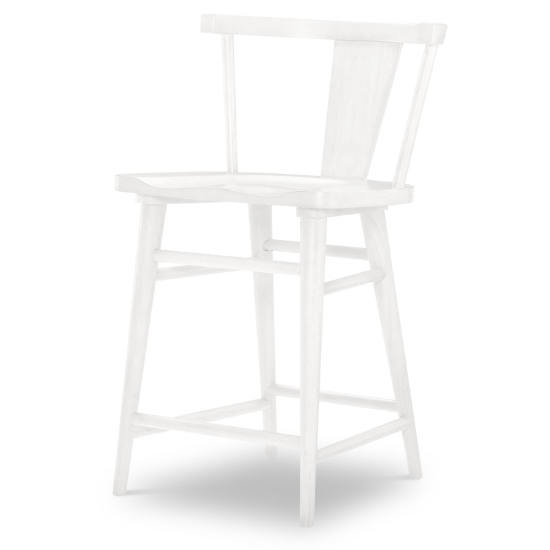 XXX’s And OOO’s – Counter Height Splat Back Chair (Set of 2) – Cotton