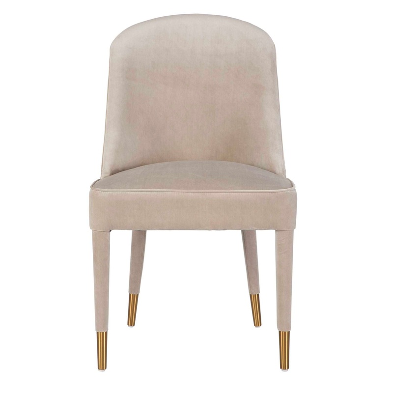 Brie – Armless Chair (Set of 2) – Champagne