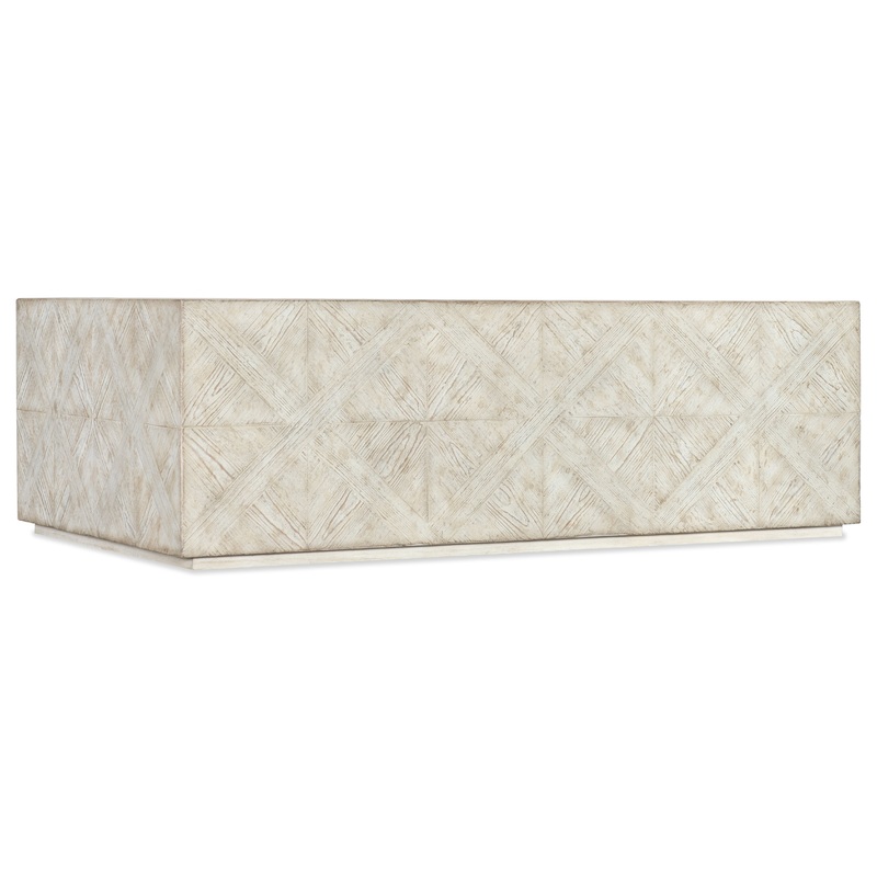 Commerce And Market – Block Buster Cocktail Table – White