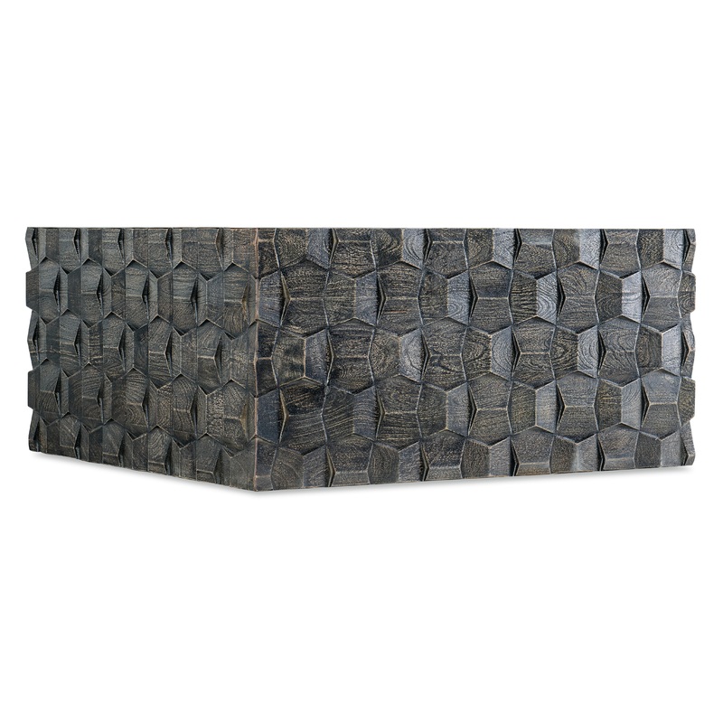 Commerce and Market – Chiseling Cocktail Table – Dark Gray