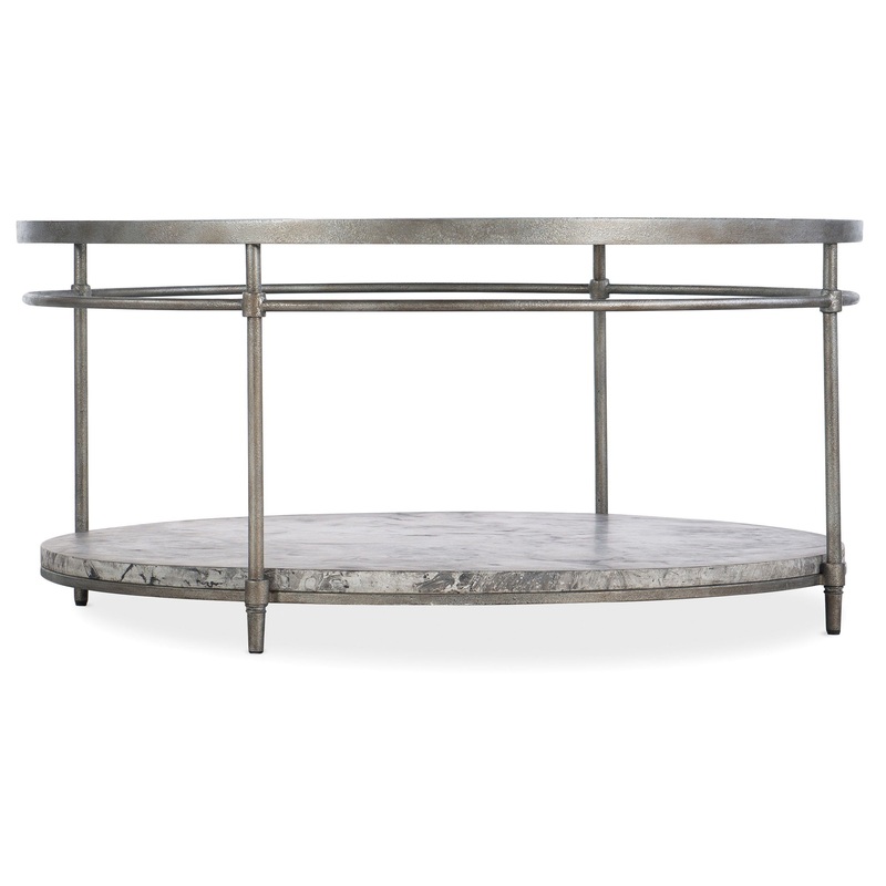 Round Cocktail Table – Metal