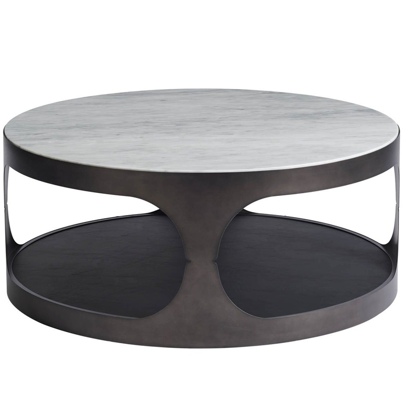Nina Magon – Magritte Round Cocktail Table – Dark Brown