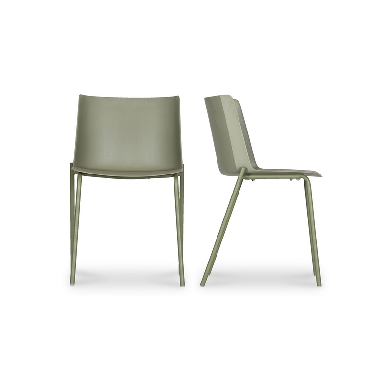 Silla – Outdoor Dining Chair (Set of 2) – Sage Green
