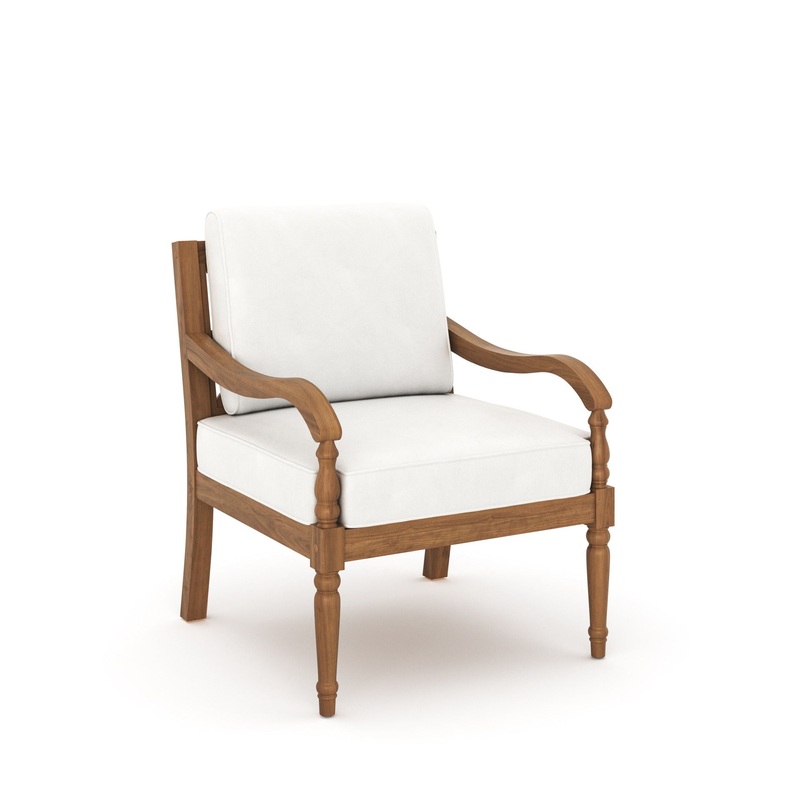 Savannah – Club Chairs (Set of 2) – White Linen