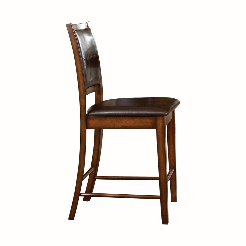 Verona – Counter Height Chair (Set of 2) – Dark Brown