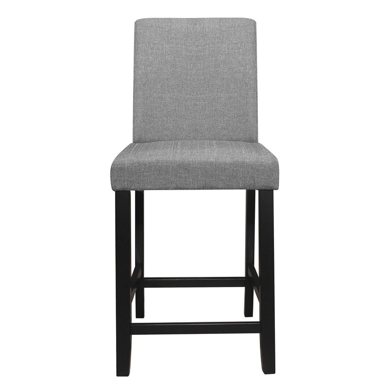 Adina – Counter Height Chair (Set of 2) – Gray