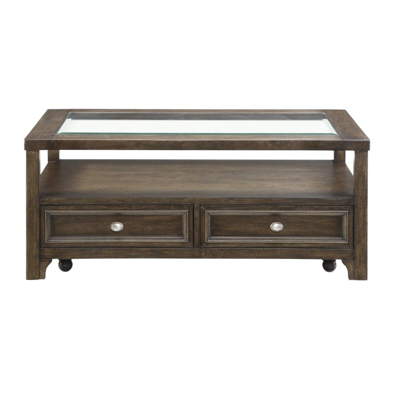 Auburn – Cocktail Table – Brown