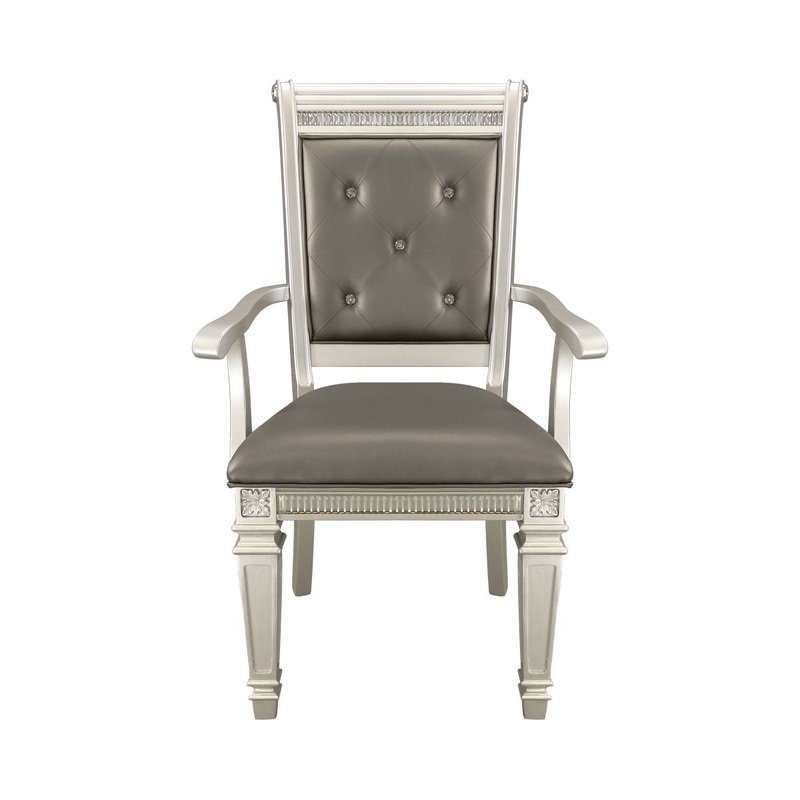 Bevelle – Arm Chair (Set of 2) – Dark Gray