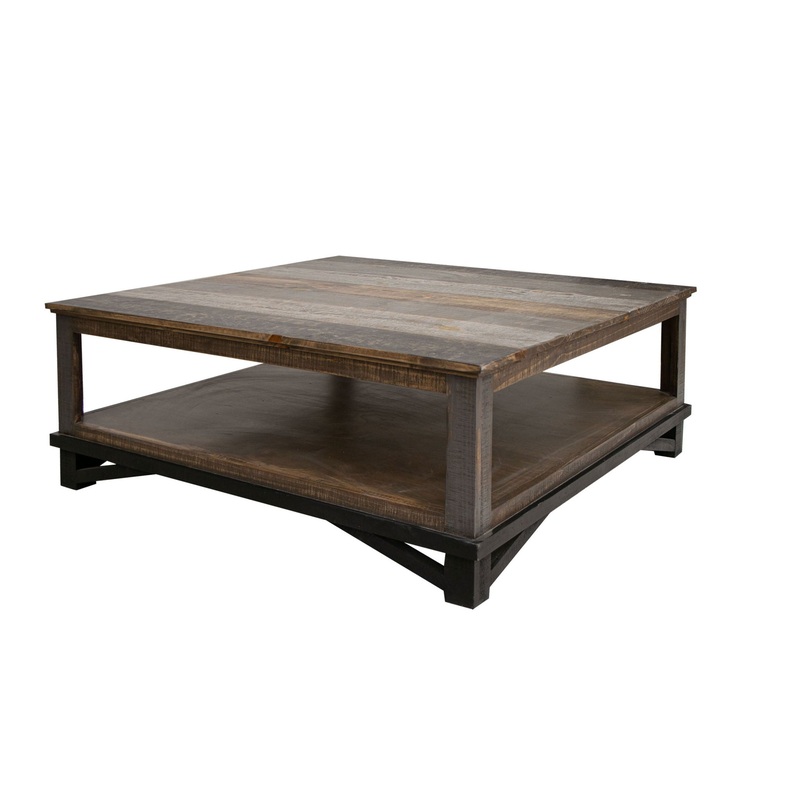 Loft Brown – Cocktail Table – Two Tone Gray / Brown