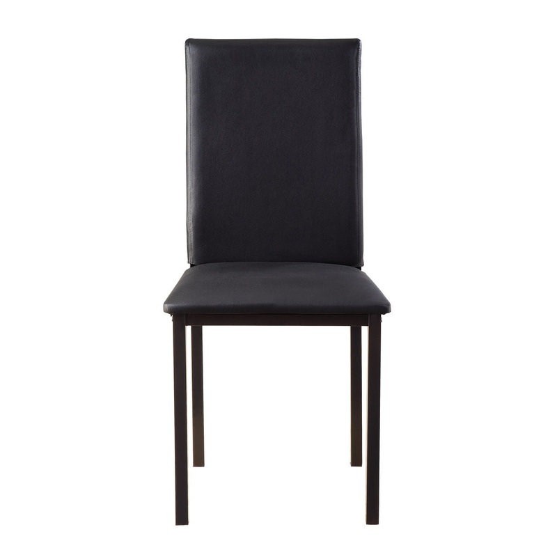 Tempe – Faux Leather Side Chair (Set of 4) – Black