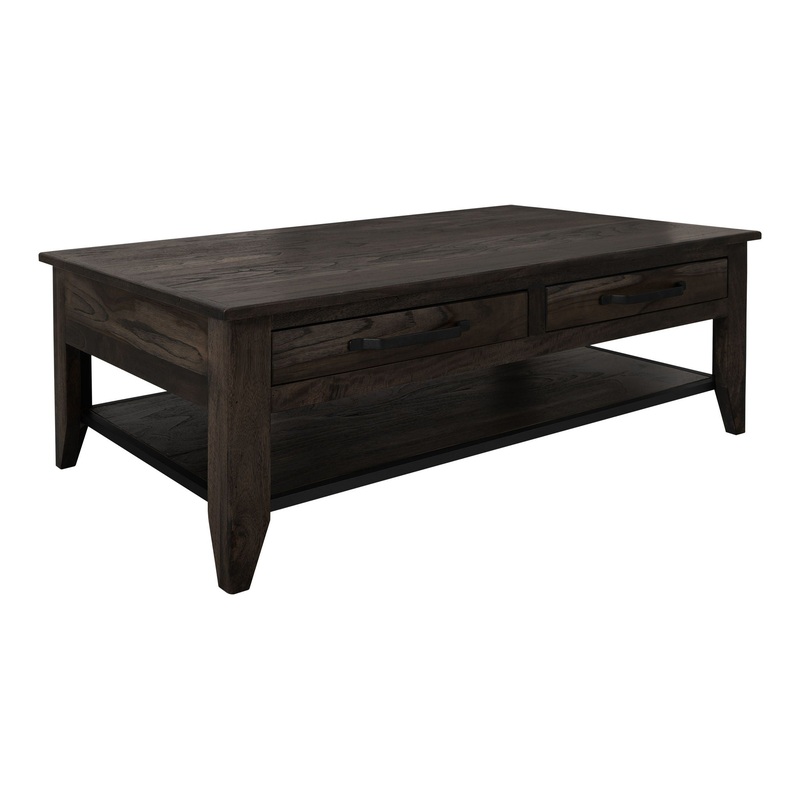 Dark Teak – Cocktail Table – Oil Black